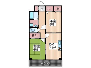 ボヌ－ルⅠの物件間取画像